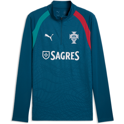 Sudadera de entrenamiento con cremallera de cuarto Puma Portugal para hombre - Ocean Tropic