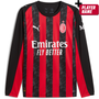 puma Ac Milan 2025 26 Men’s Long Sleeve Home Stadium Jersey