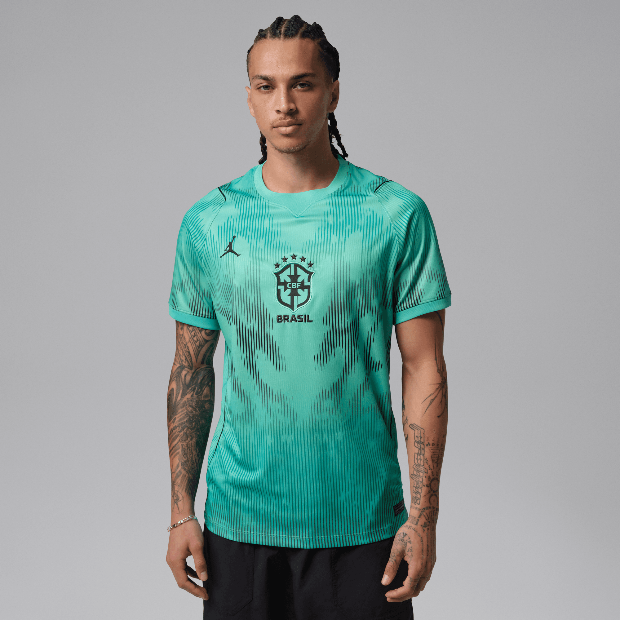 Nike Brasil Futebol x Jordan 2026 Men's Short Sleeve Goalkeeper Jersey