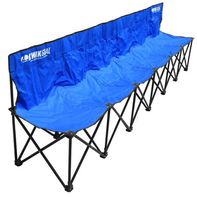 Kwik Goal 6 Seat Kwik Bench Blue