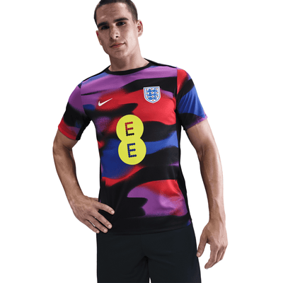 nike England Men’s Dri Fit Academy Pro Short Sleeve Pre Match Top
