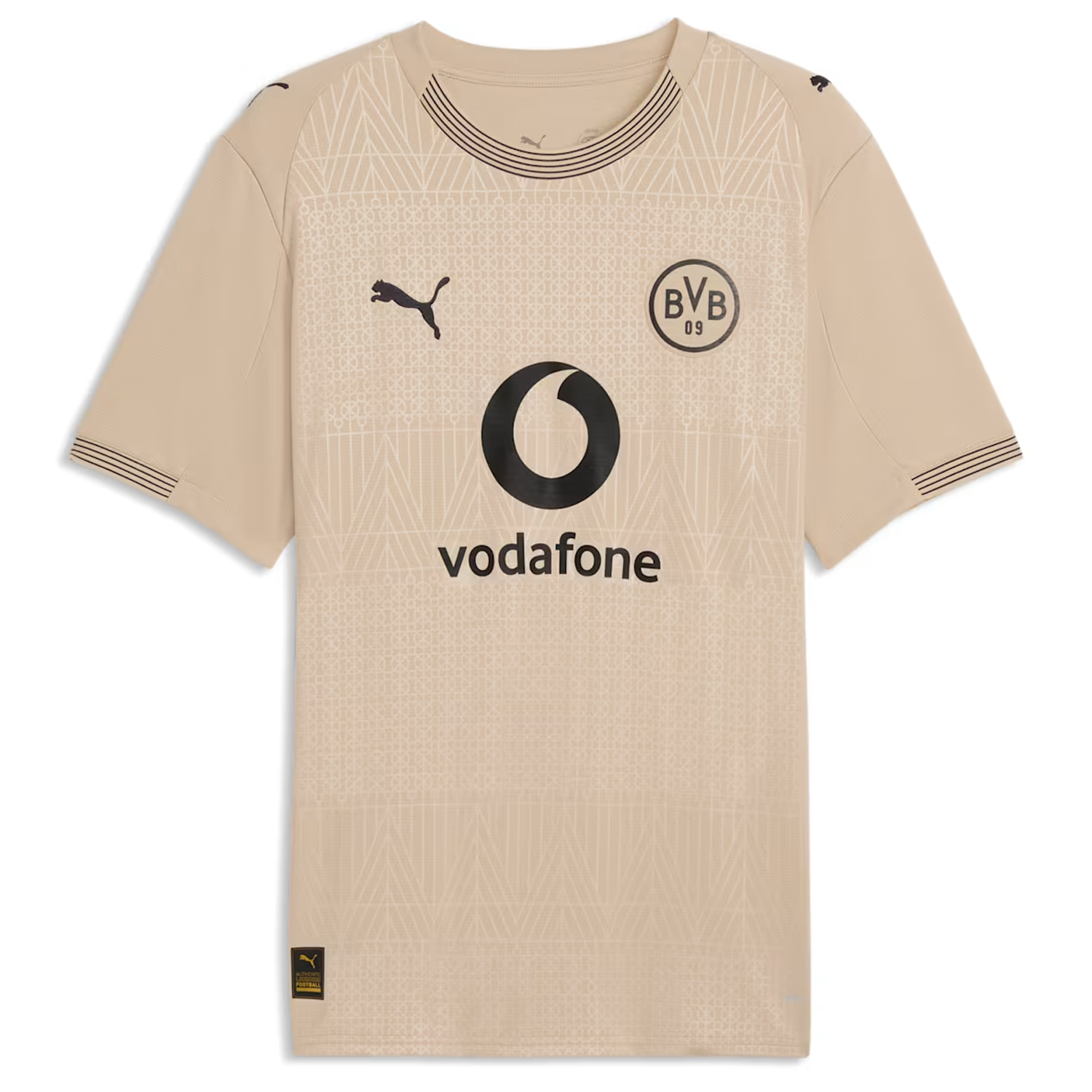 Puma BVB Dortmund 2026 Men's Stadium Jersey - Special Edition Alabaster/Puma Black