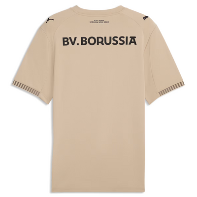 Puma BVB Dortmund 2026 Men's Stadium Jersey - Special Edition Alabaster/Puma Black
