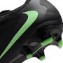 Nike Phantom 6 Low Pro FG Black/Illusion Green