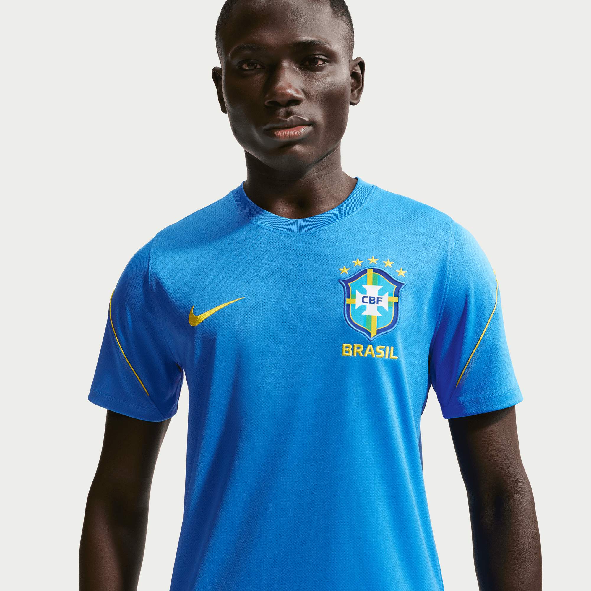 Nike Men's Brazil Dri-FIT Strike Short Sleeve Top