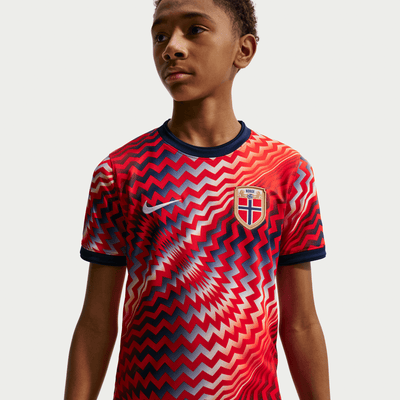 Nike Youth Norway Dri-FIT Pre-Match Short Sleeve Top