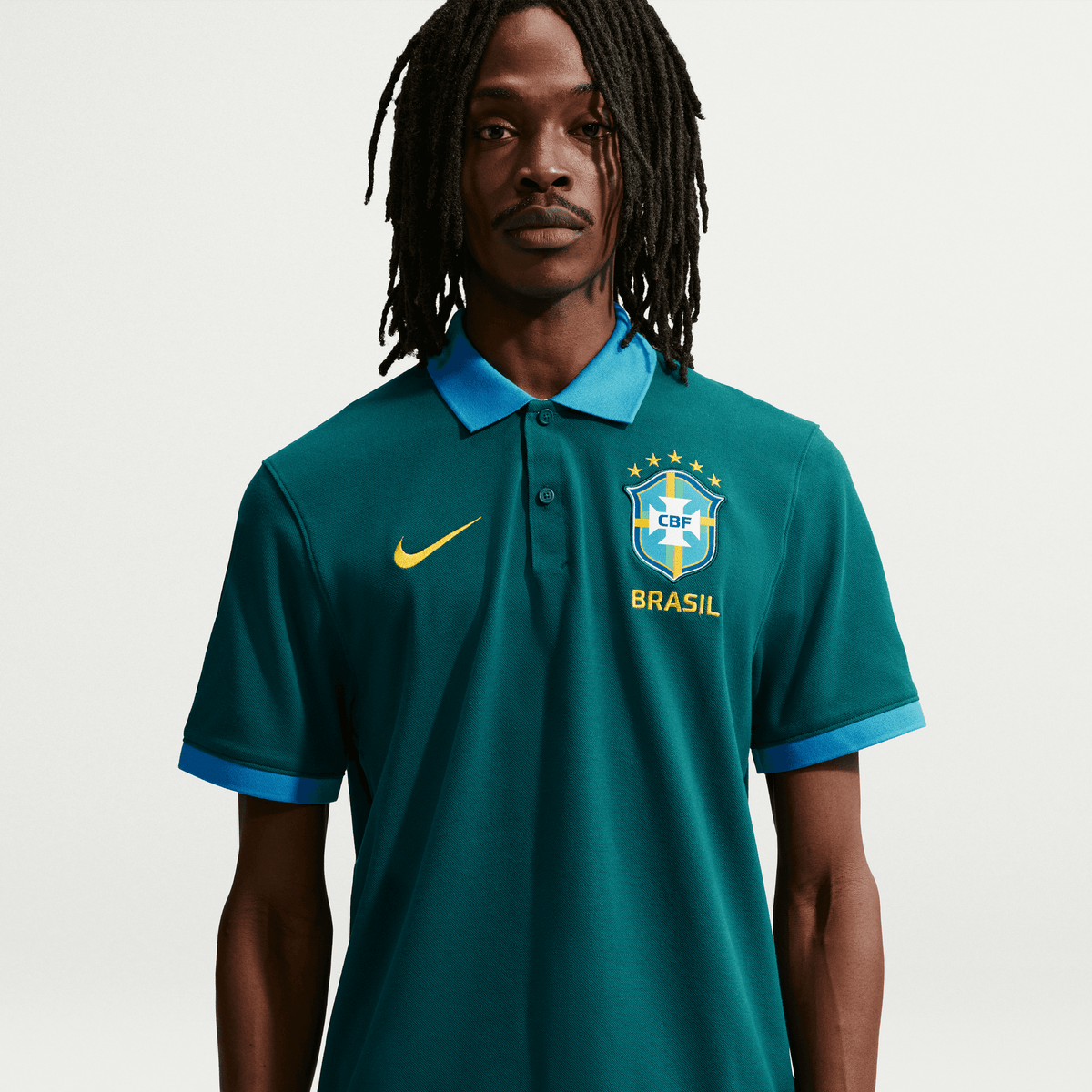 Nike Mens Brazil Dri-FIT 2.0 Polo