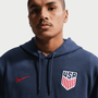 Nike Mens USA Club Pullover Fleece Hoodie