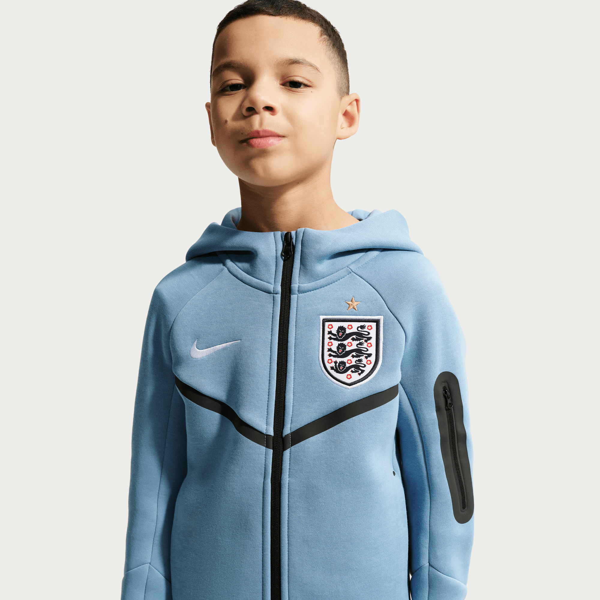 Nike Youth England Tech Fleece Full-Zip Hoodie