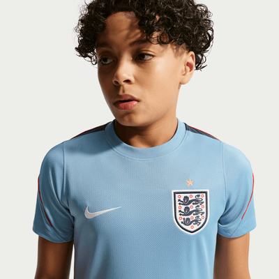 Nike Youth England Dri-FIT Strike Short Sleeve Top
