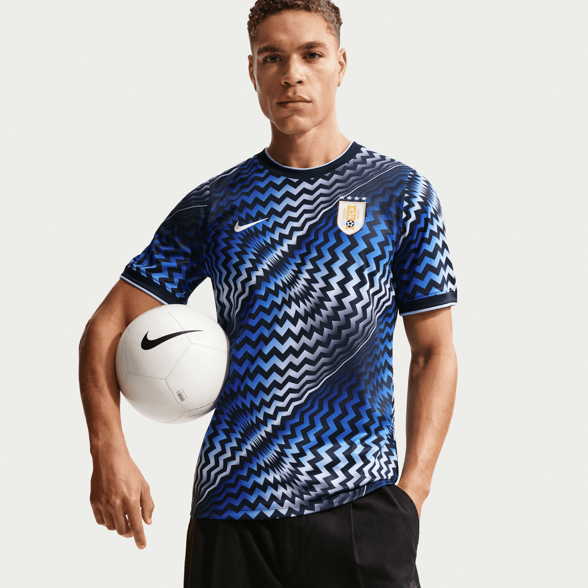 Nike Mens Uruguay Academy Pro Pre-Match Short Sleeve Top