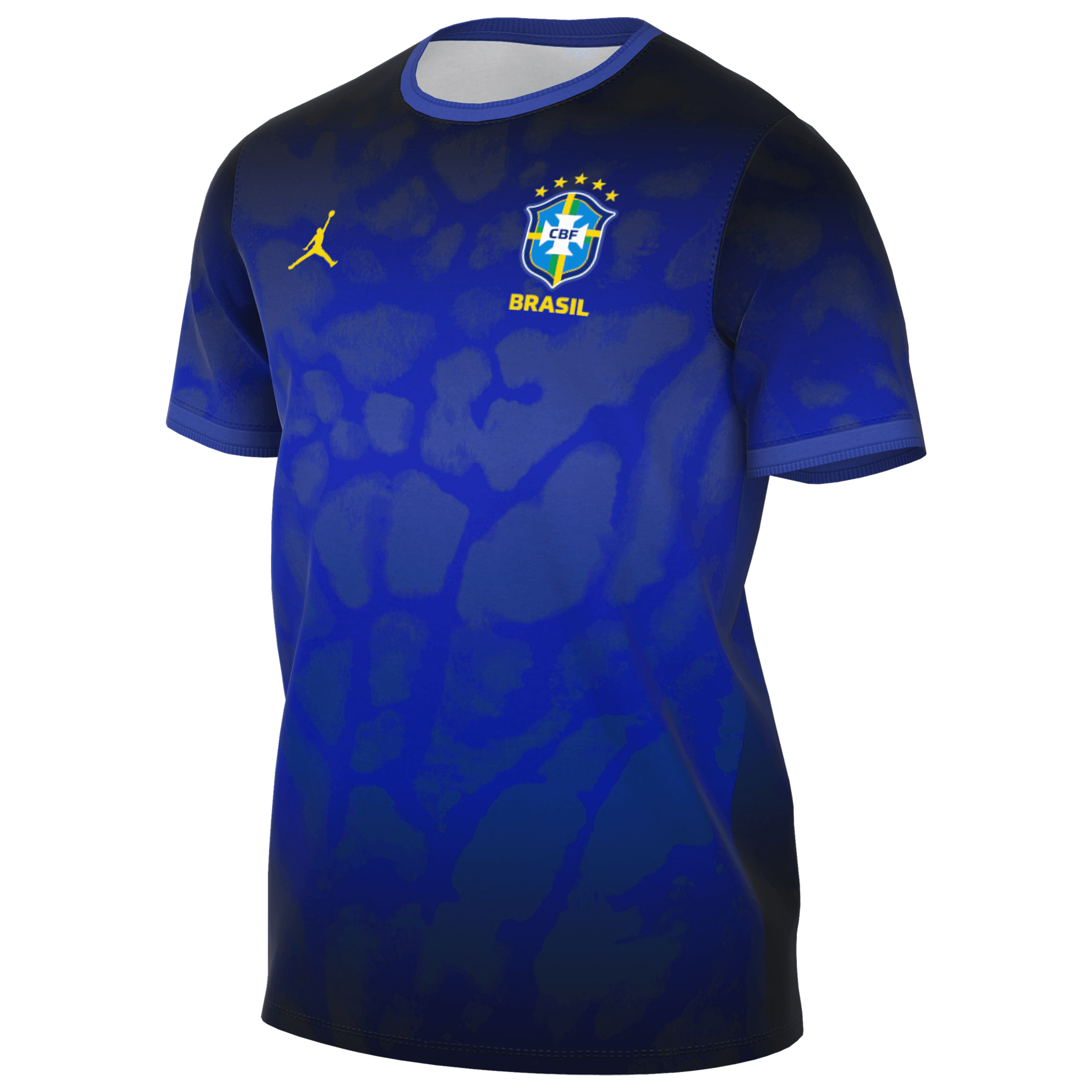 Nike Brasil Futebol x Jordan Academy Pro Men's Short Sleeve Pre-Match Top