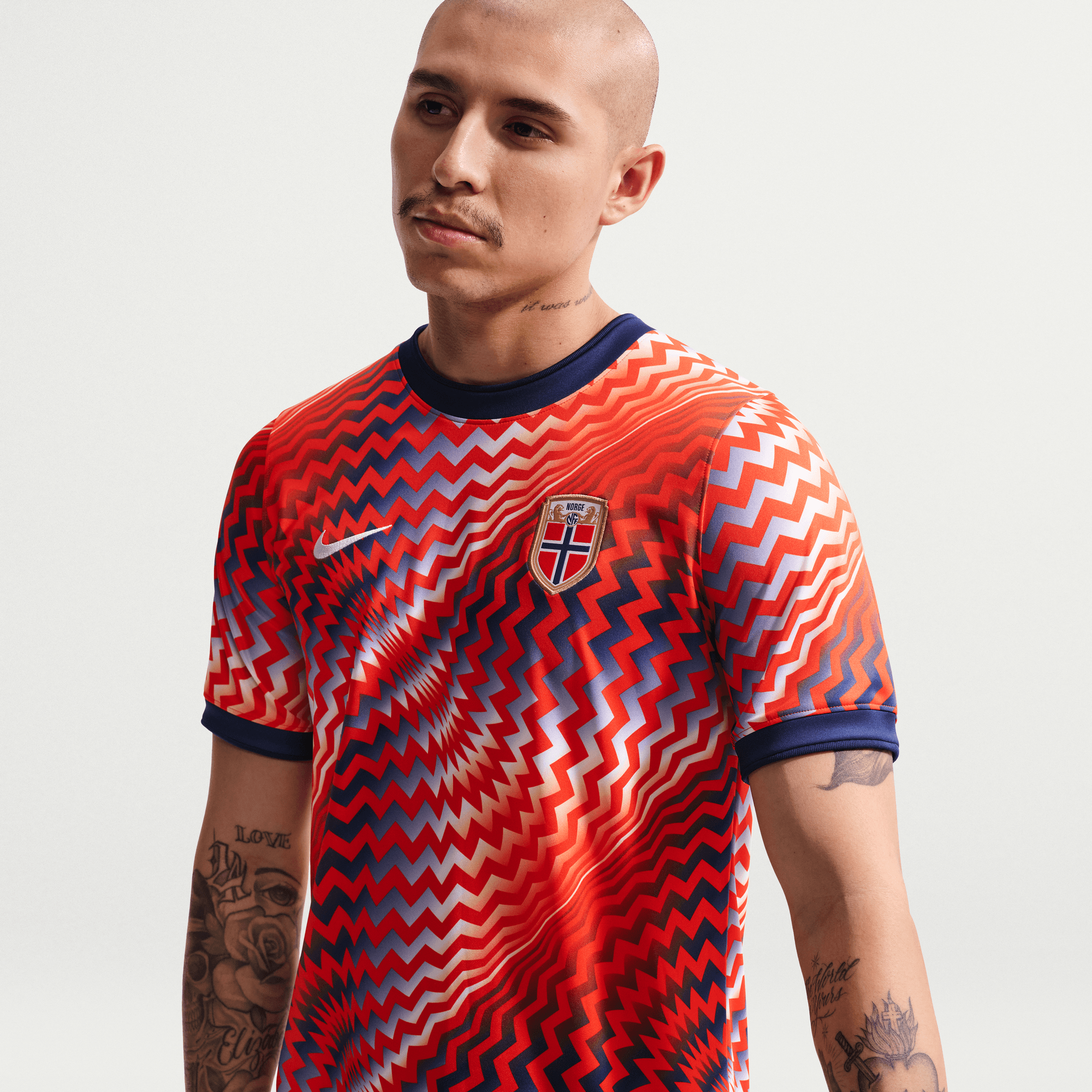 Nike Mens Norway Academy Pro Pre-Match Short Sleeve Top
