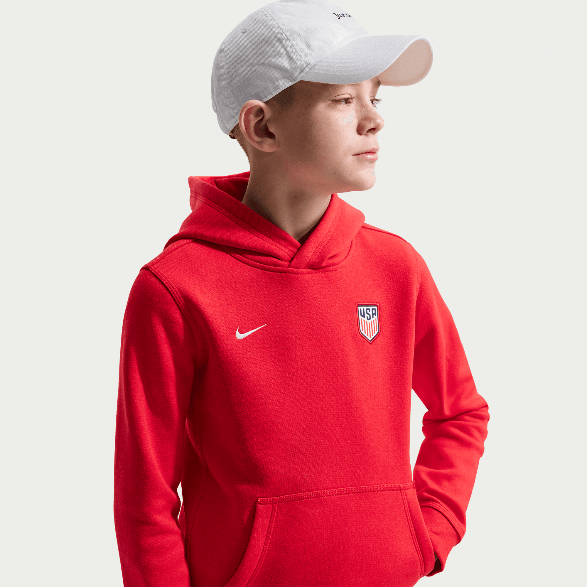 Nike Youth USA Club Pullover Hoodie