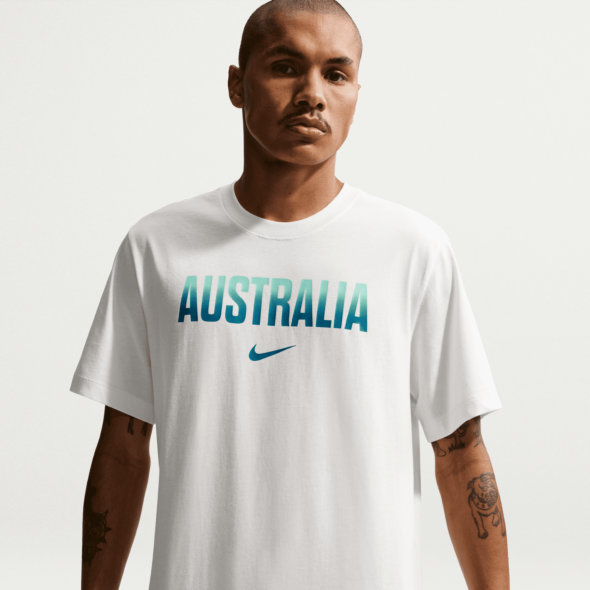 Nike Mens Australia Wordmark Graphic Tee