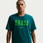 Nike Mens Brazil Wordmark Graphic Tee