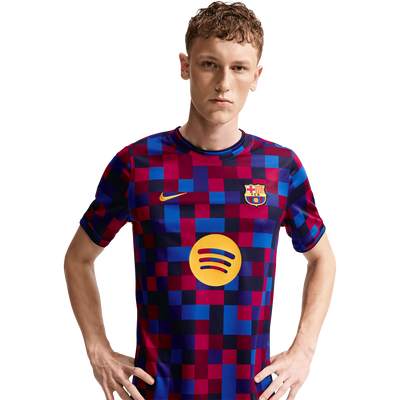Nike Barcelona Mens Home Prematch Top