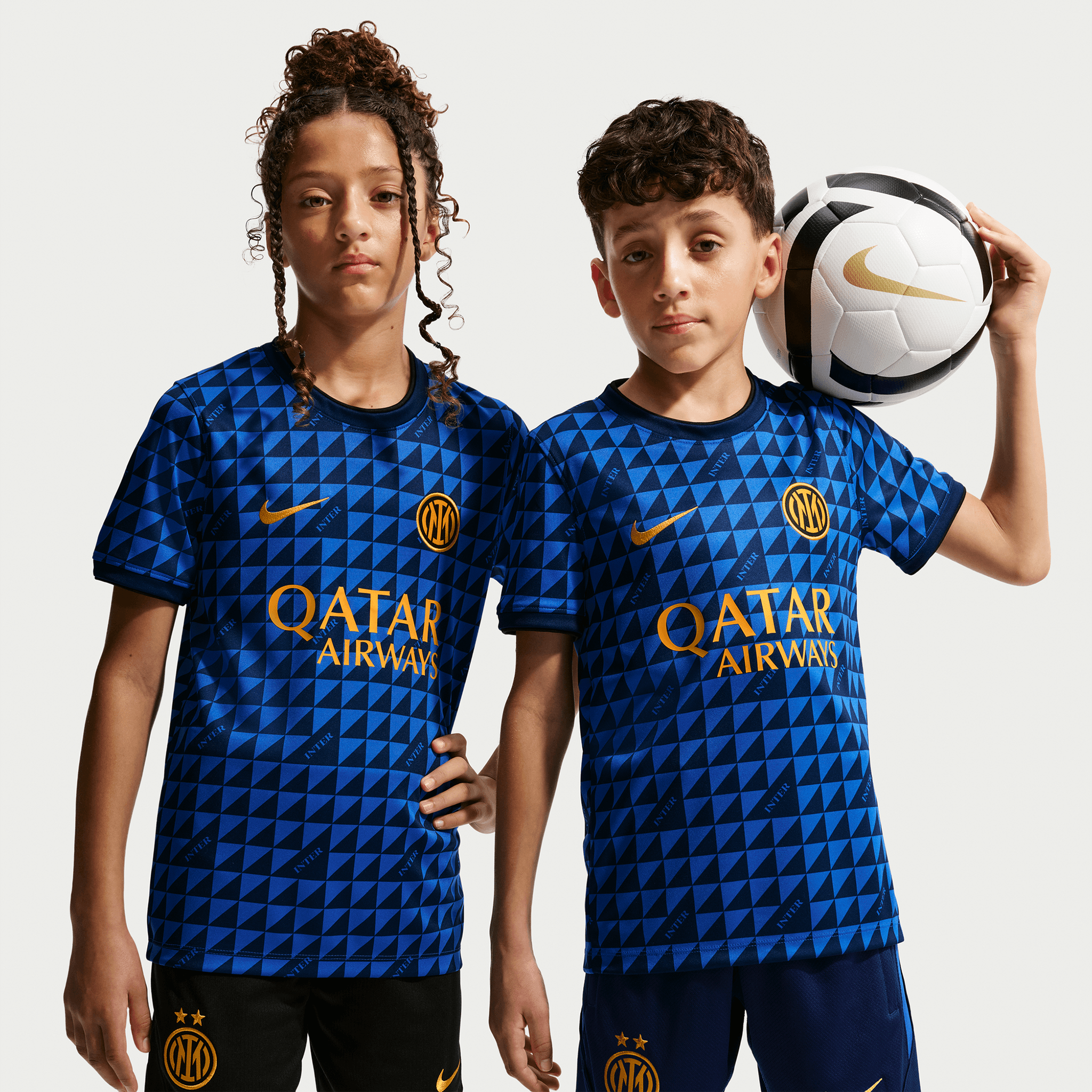 Nike Youth Inter Milan Home Pre-Match Top