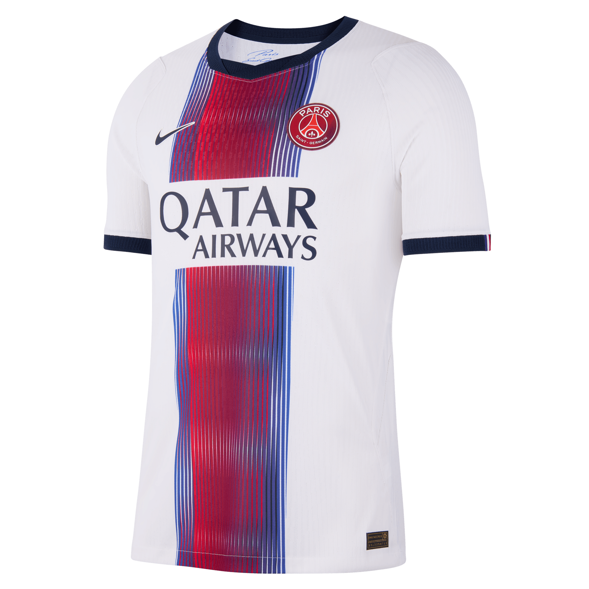 Camiseta de visitante auténtica Nike Paris Saint-Germain 2026-27 para hombre - Blanca