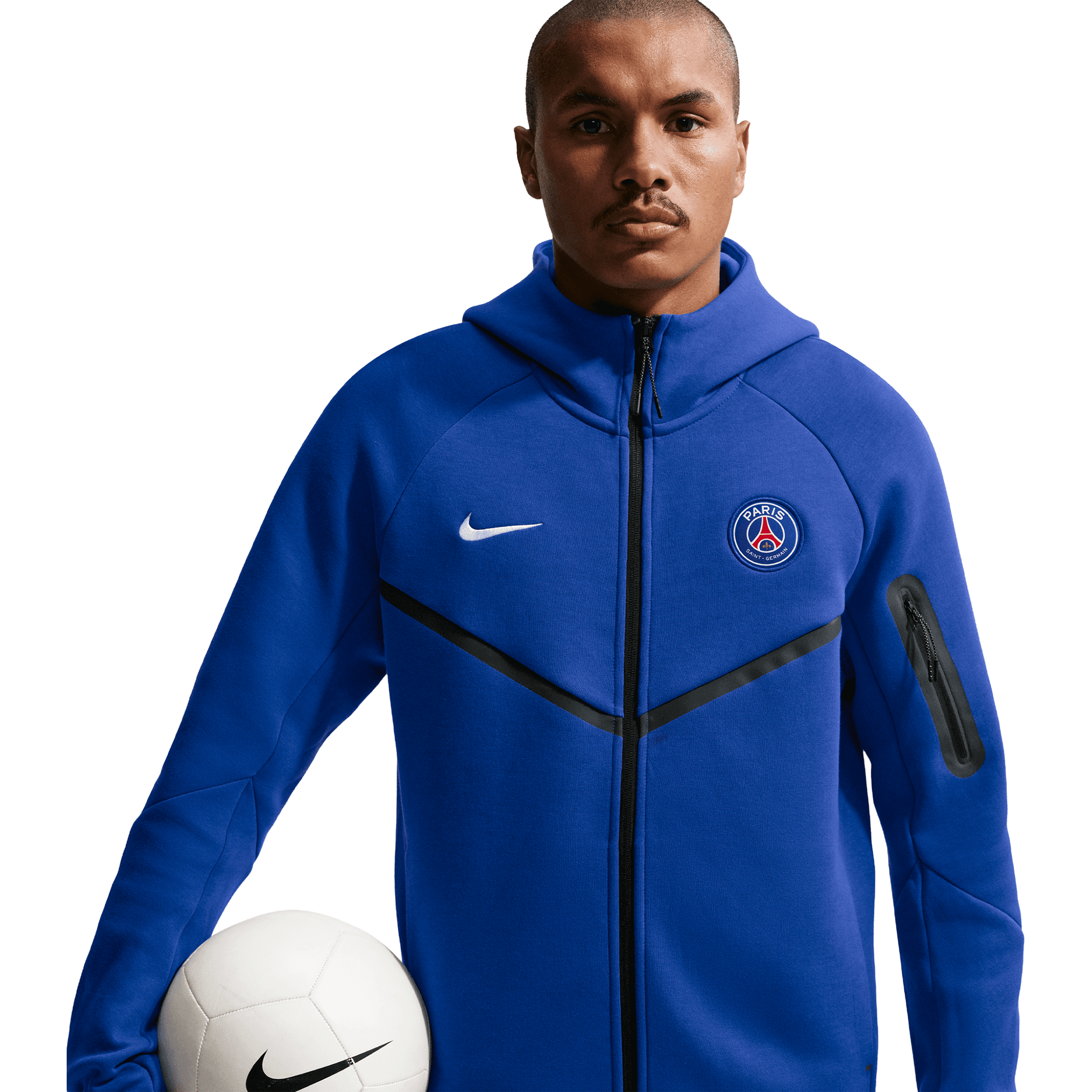 Sudadera con capucha Nike Tech Fleece Windrunner del PSG para hombre