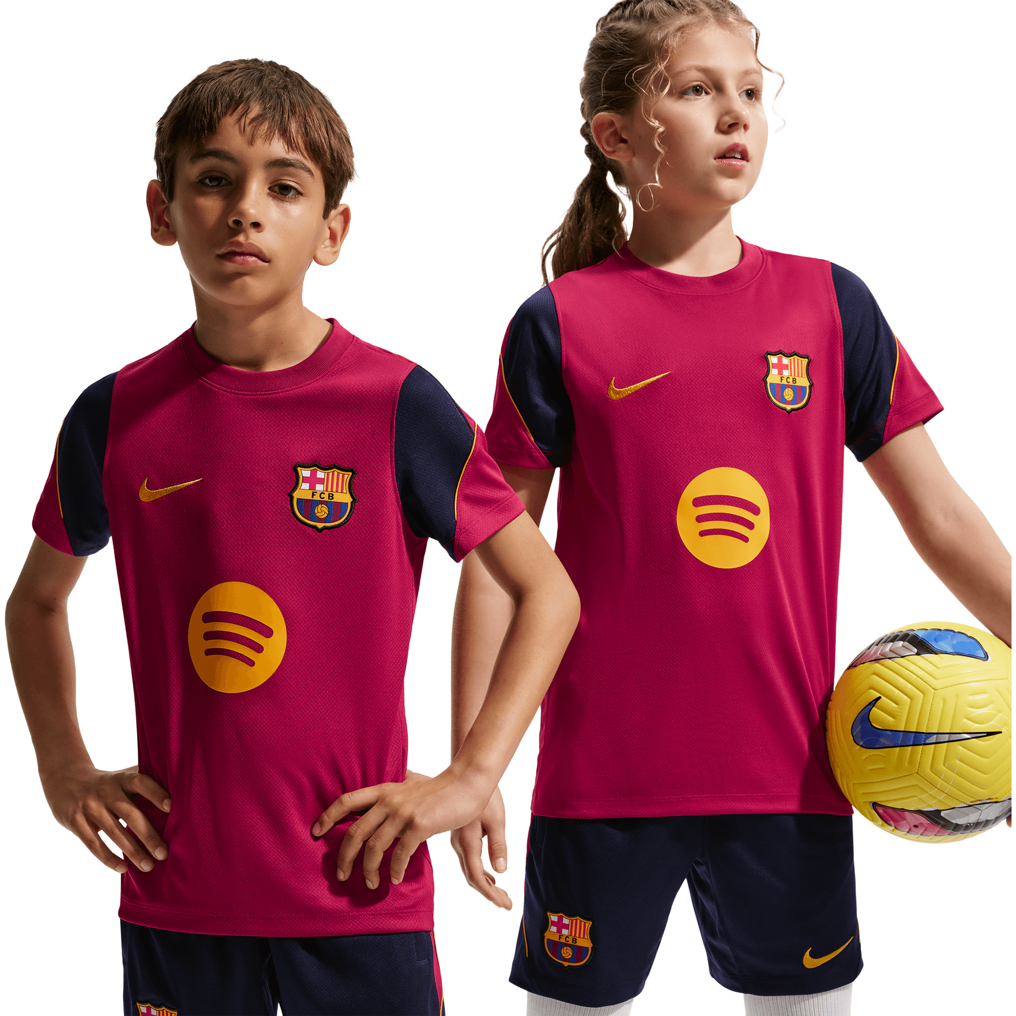 Nike Barcelona Youth Short Sleeve Strike Top