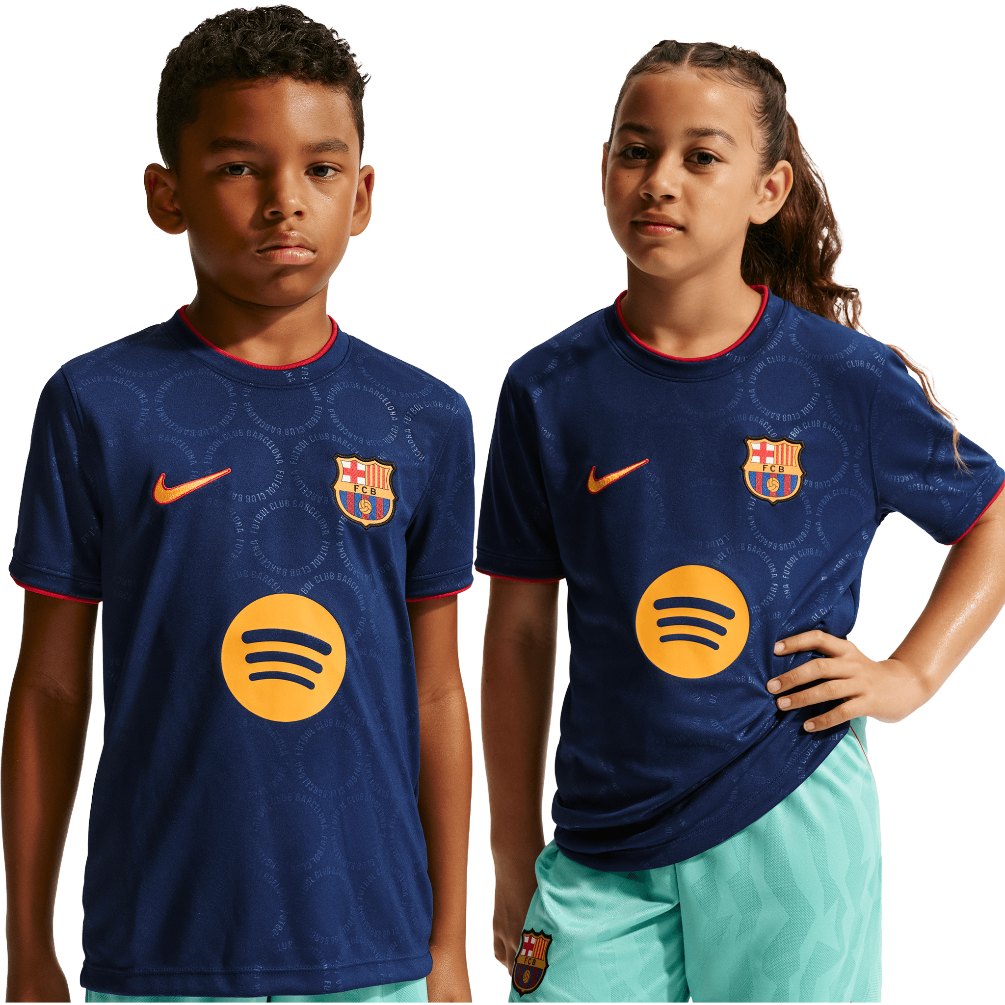Nike FC Barcelona Youth 3rd Pre-Match Shirt