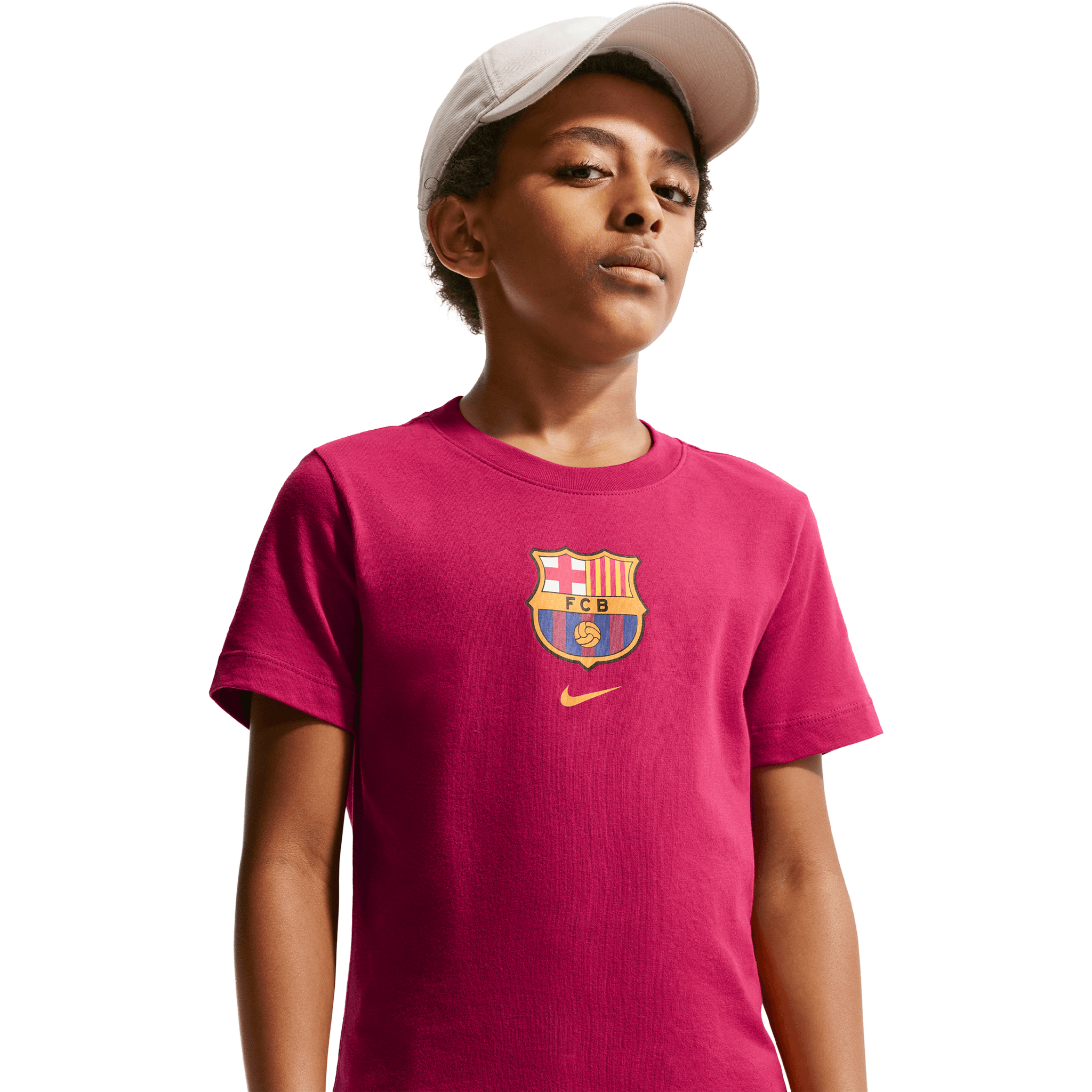 Nike FC Barcelona Youth Crest Essential Tee