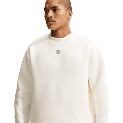 Nike PSG Mens Away Tech Fleece Crew Sail