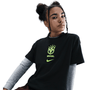 Camiseta de Portero Nike Brasil Premium Peak para Jóvenes