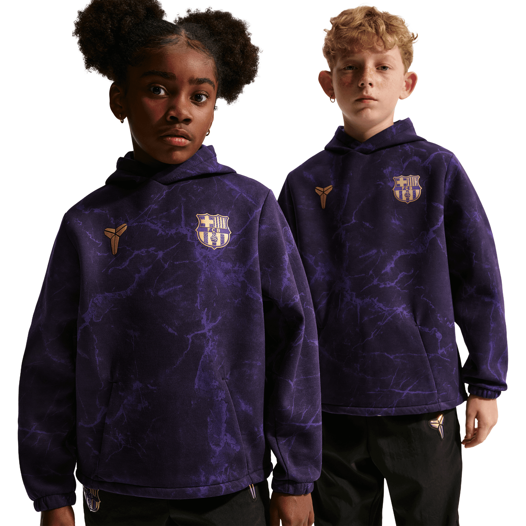 Nike FC Barcelona Youth Kobe Away Pullover Hoodie