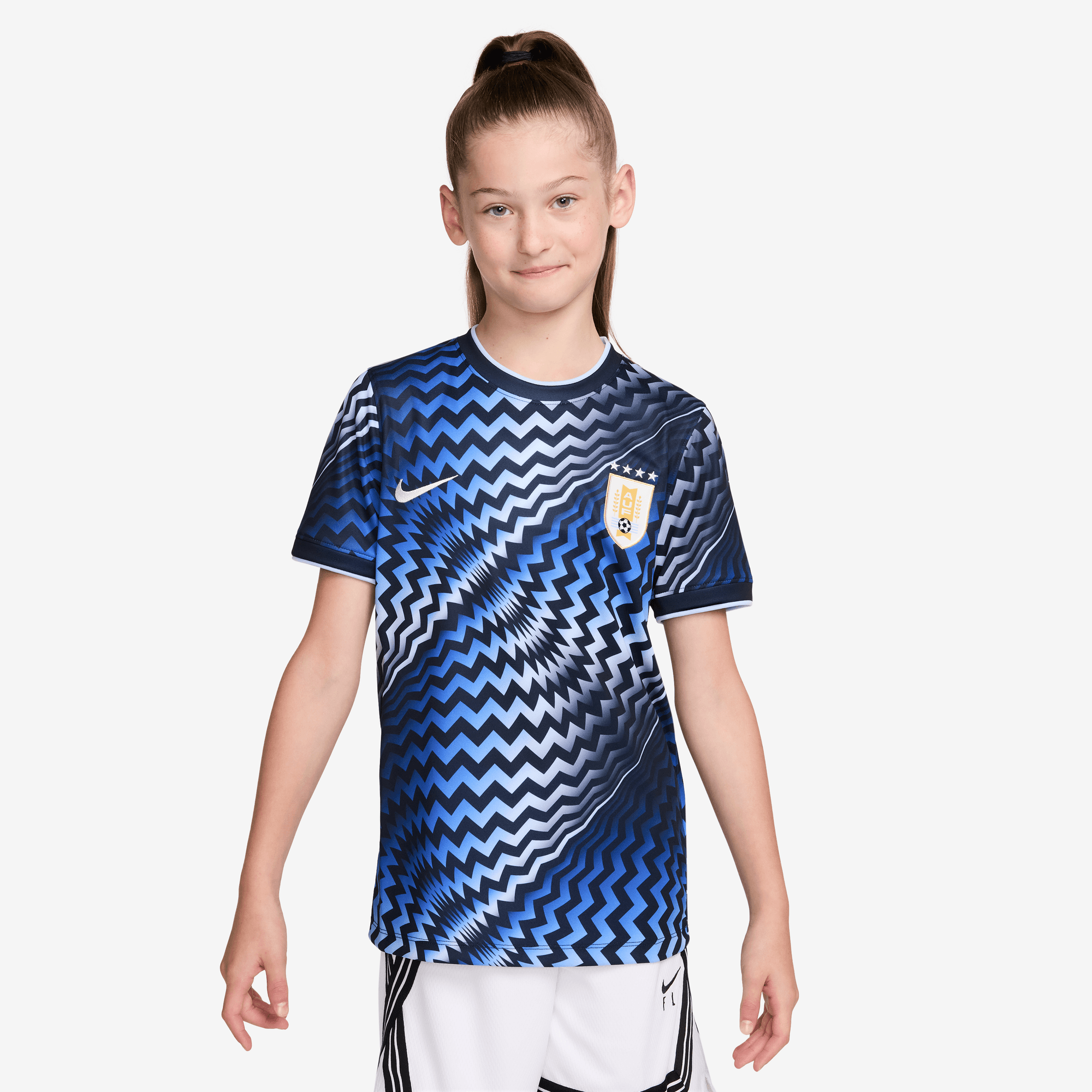 Nike Youth Uruguay Dri-FIT Pre-Match Short Sleeve Top