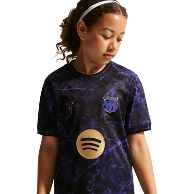 Camiseta Prepartido Nike FC Barcelona Kobe de Visitante Dri-FIT para Jóvenes
