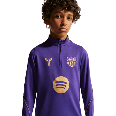 Nike FC Barcelona Youth Kobe Away Dri-FIT Strike Drill Top