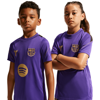 Nike FC Barcelona Kobe de visitante Dri-FIT Strike Top de manga corta para jóvenes