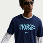 Nike Mens Norway Wordmark Graphic Tee