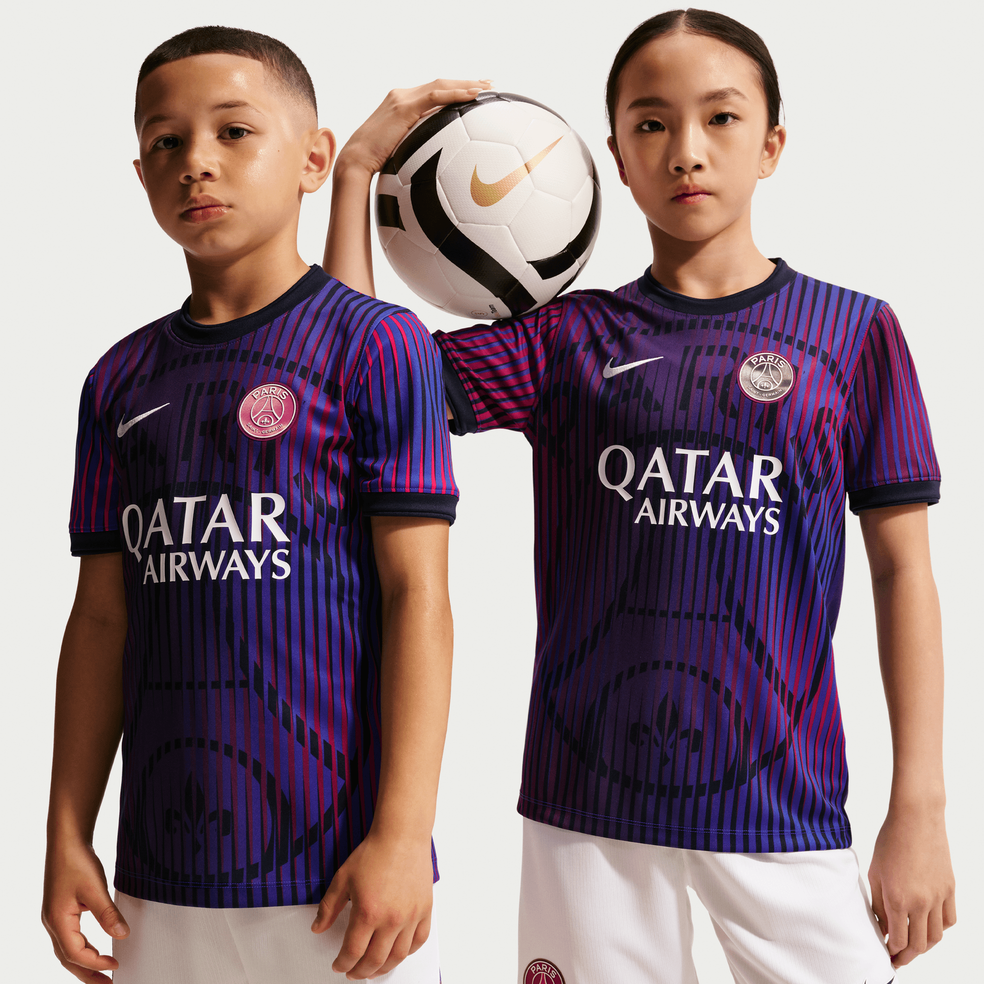 Nike Youth PSG Dri-FIT Pre-Match Short Sleeve Top