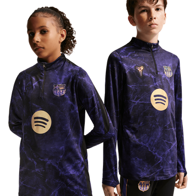 Nike FC Barcelona Youth Kobe Away Dri-FIT Strike Pre-Match Drill Top