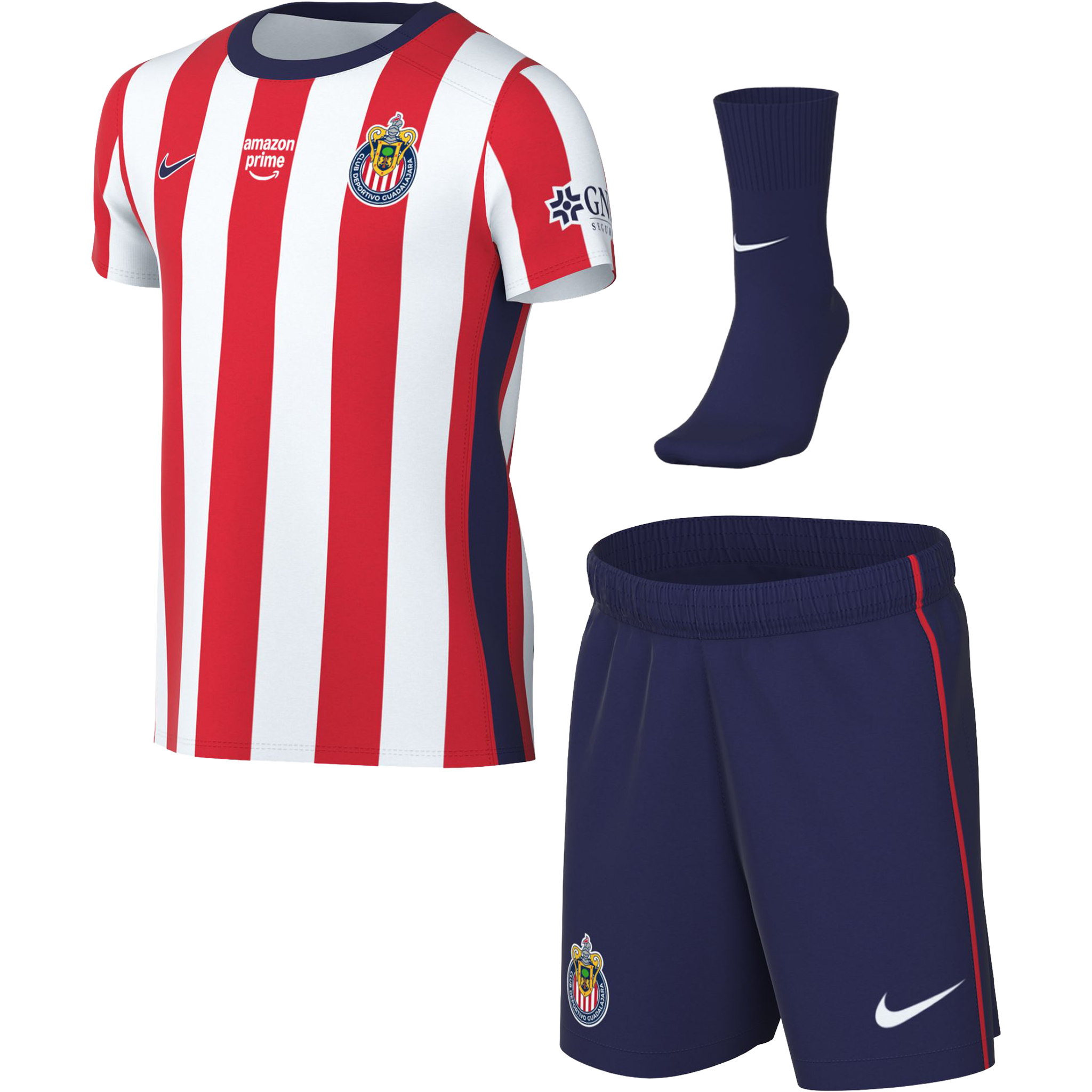 Nike Chivas Infant Home 2026-27 Stadium 3-Piece Kit