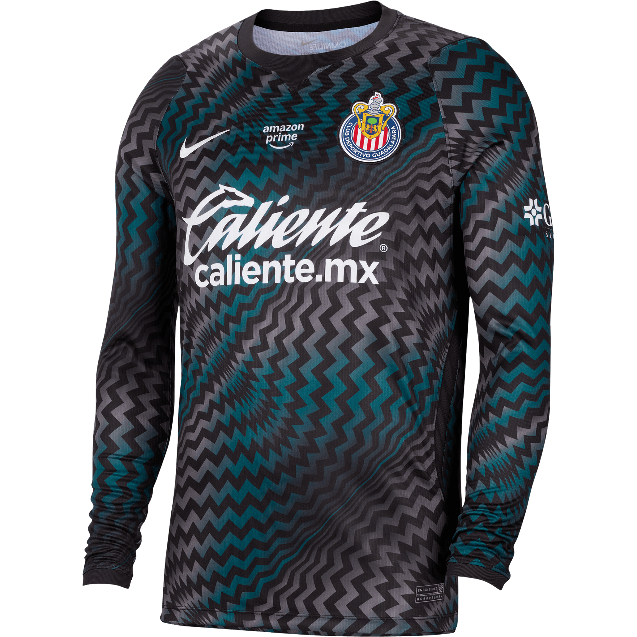 Nike Chivas 2026-27 Men's Long-Sleeve Goalkeeper Stadium Jersey