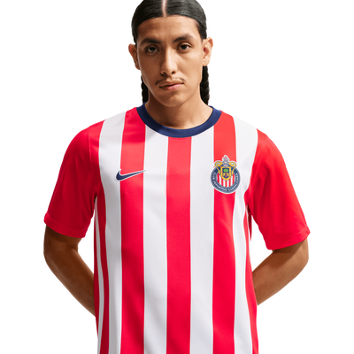 Nike Chivas Men's Home Football Top Crew Jersey