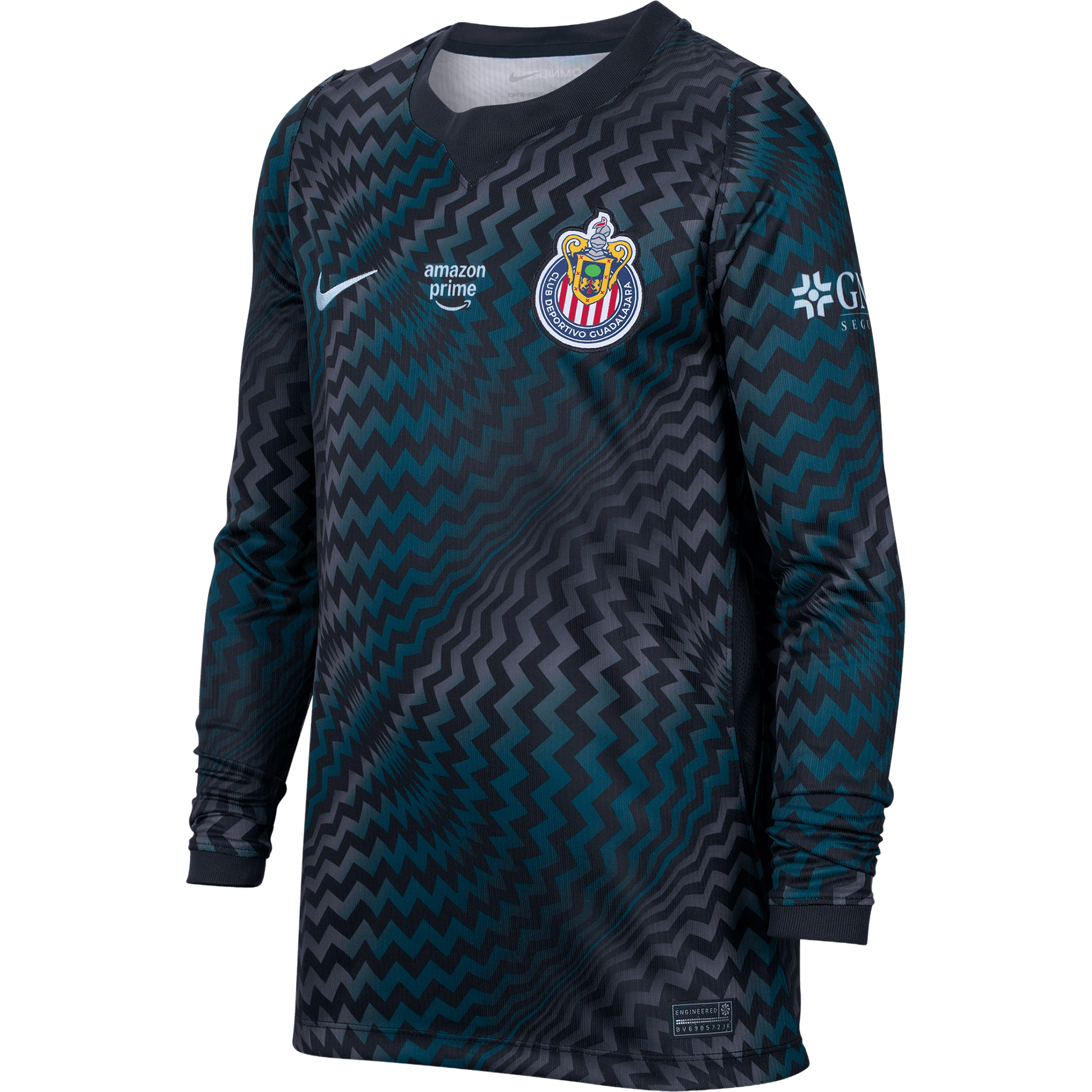 Nike Chivas 2026-27 Youth Long-Sleeve Goalkeeper Stadium Jersey