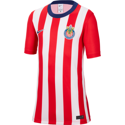 Nike Chivas Youth Home Football Top Crew Jersey