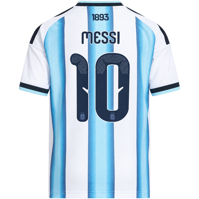 adidas Argentina 2026 Youth Lionel Messi Home Authentic Jersey