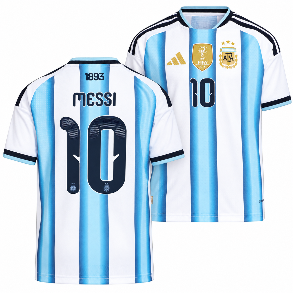 adidas Argentina 2026 Youth Lionel Messi Home Authentic Jersey