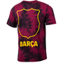 Camiseta con estampado tie-dye del FC Barcelona para hombre