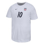 Nike Youth USMNT Christian Pulisic #10 Short Sleeve Tee