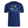 adidas Philadelphia Union Men’s Short Sleeve Pregame Tee Team Navy Blue