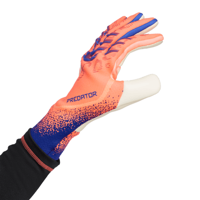 adidas Predator Pro Goalkeeper Gloves Signal Coral White Lucid Blue