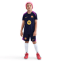 Camiseta de entrenamiento de manga corta Nike FC Barcelona Dri-FIT Strike para jóvenes