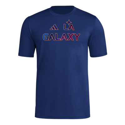adidas La Galaxy Men’s Short Sleeve Pregame Tee